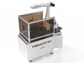 車(chē)床上下料-機(jī)器人4工位環(huán)形上下料